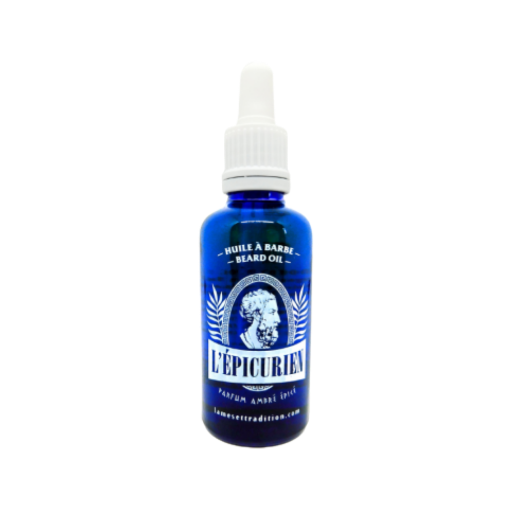 HUILE A BARBE L'EPICURIEN 50ML - L&T Le QG du Barbier