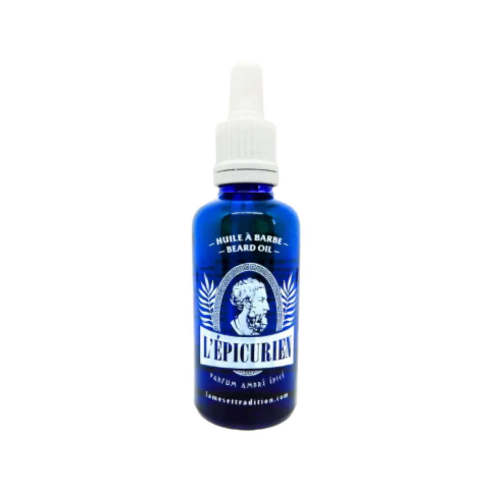 HUILE A BARBE L'EPICURIEN 50ML - L&T Le QG du Barbier