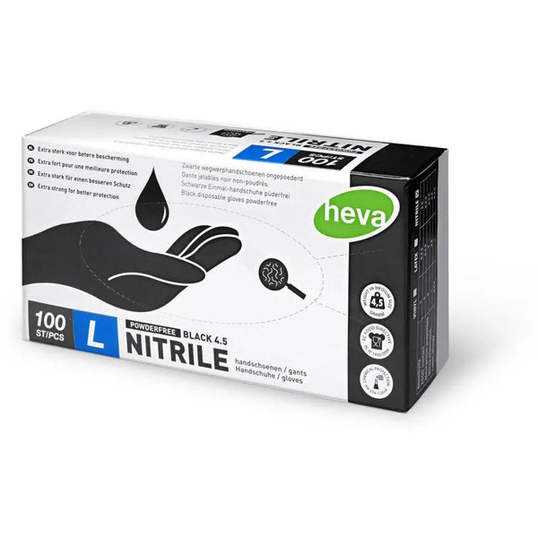 GANT NOIR NITRIL L - HEVA Le QG du Barbier