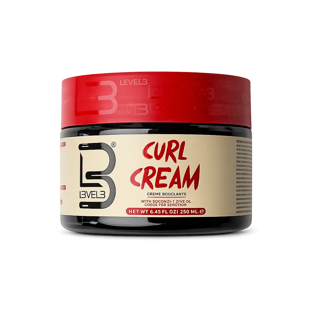 CURL CREAM 250ML - LEVEL3 Le QG du Barbier