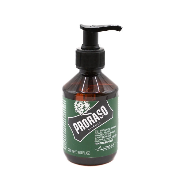 BEARD SHAMPOO GREEN 200ML - PRORASO Le QG du Barbier