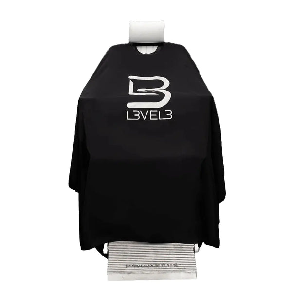 cape de coupe noir avec tour de cou silicone - LEVEL3