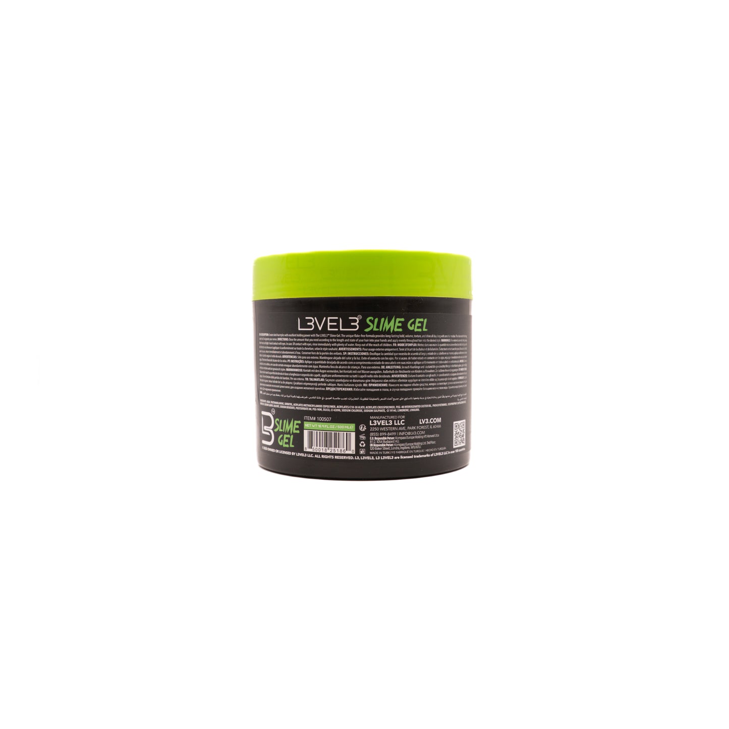 SLIME HAIR GEL 500 ML - LEVEL3