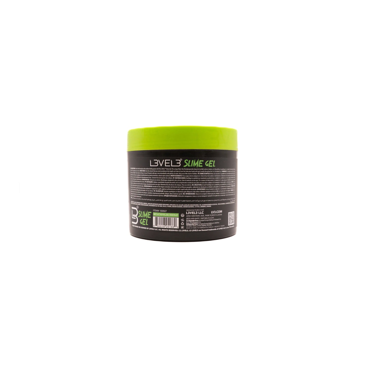 SLIME HAIR GEL 500 ML - LEVEL3