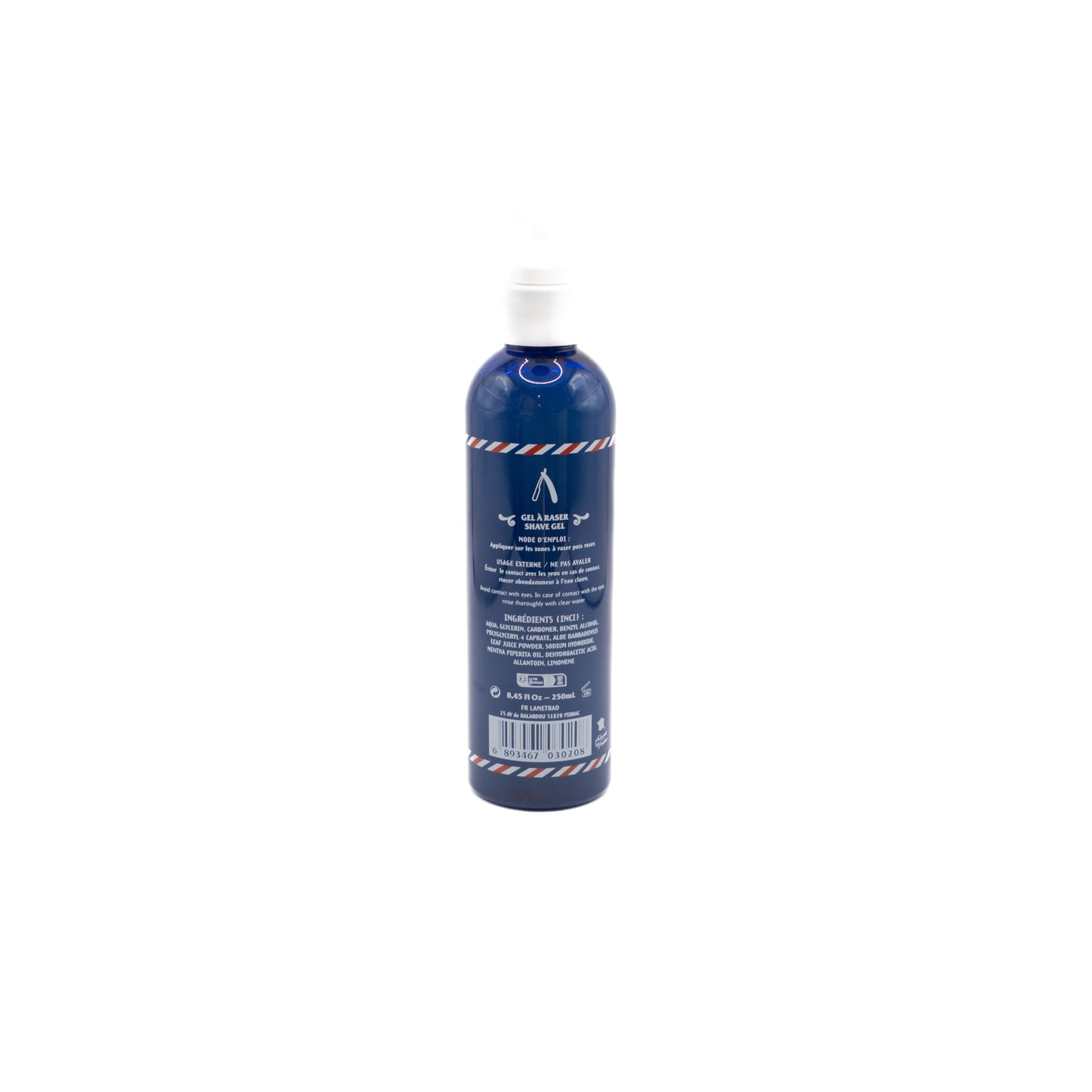 GEL DE RASAGE TRANSPARENT 250 ML - LAMES ET TRADITION
