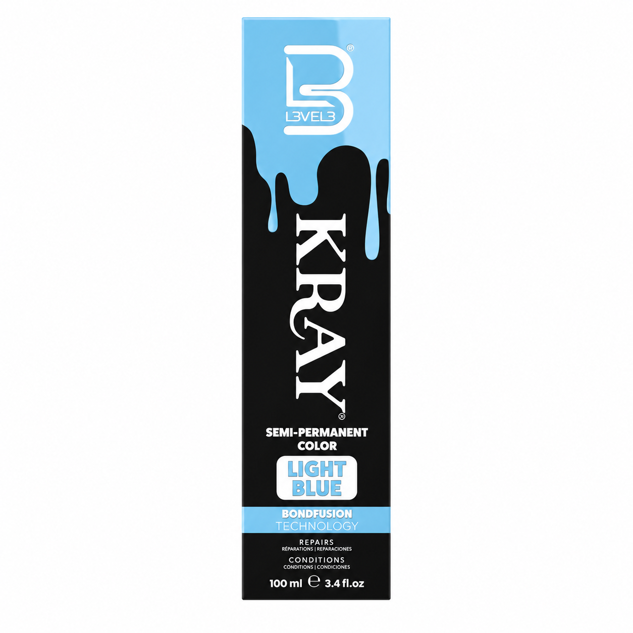 COULEUR SEMI PERMANENT BLUE - LEVEL3 Le QG du Barbier