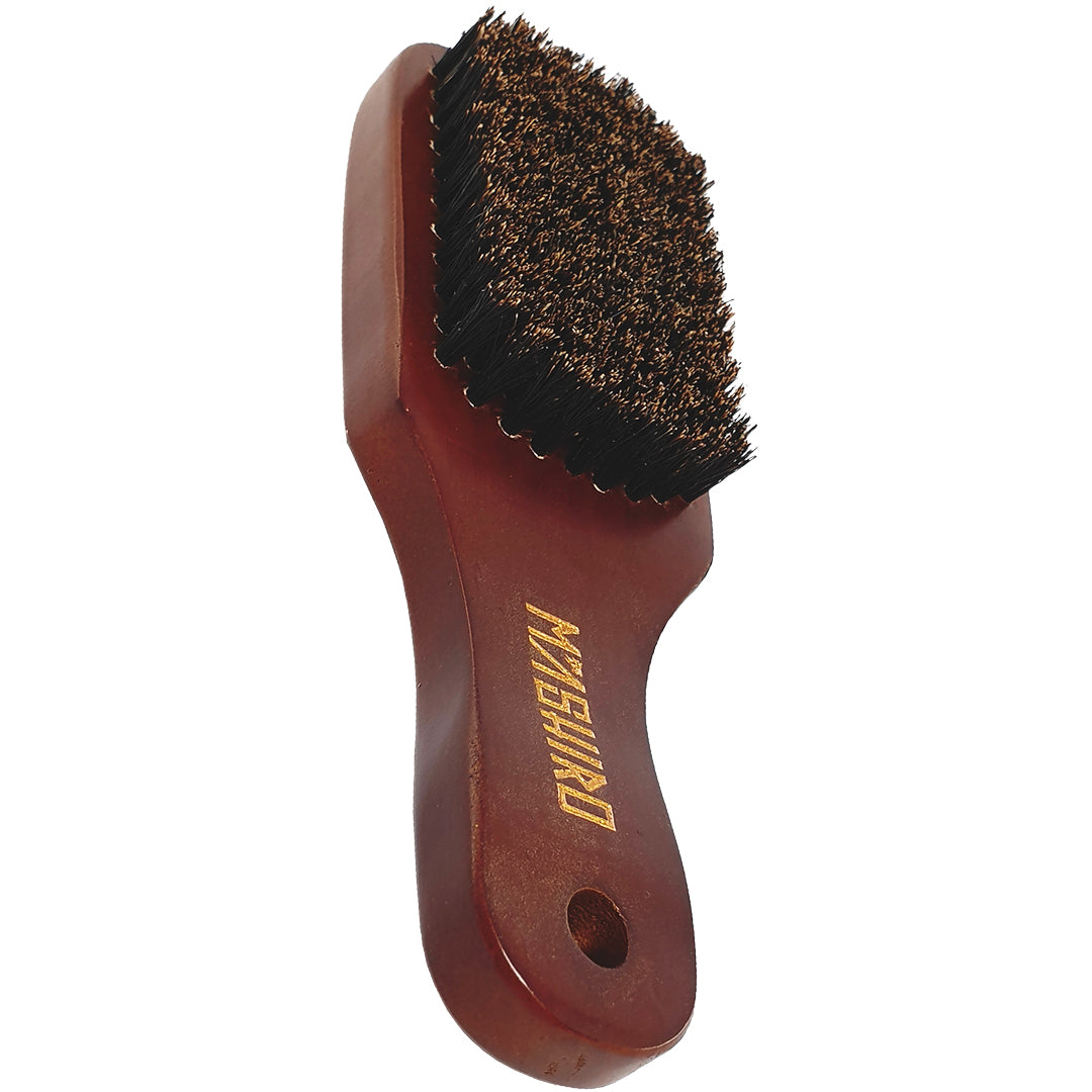 BROSSE A BARBE EN BOIS MASHIRO 9 RANGS - PUR SANGLIER Le QG du Barbier