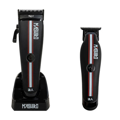 COFFRET DUO CLIPPER/TRIMMER RONIN - MASHIRO Le QG du Barbier