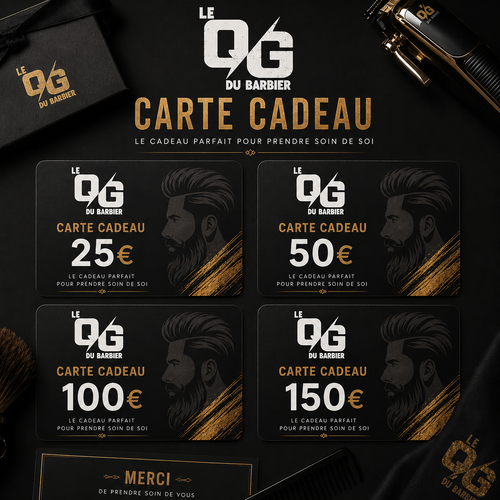 Carte Cadeau – Le QG du Barbier Le QG du Barbier