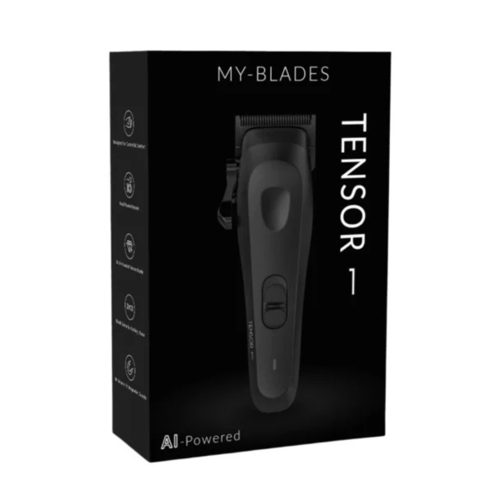 CLIPPER TENSOR 1 BLACK - MY BLADES Le QG du Barbier