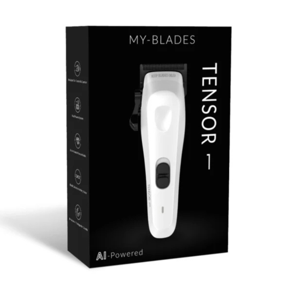 CLIPPER TENSOR 1 WHITE - MY BLADES Le QG du Barbier