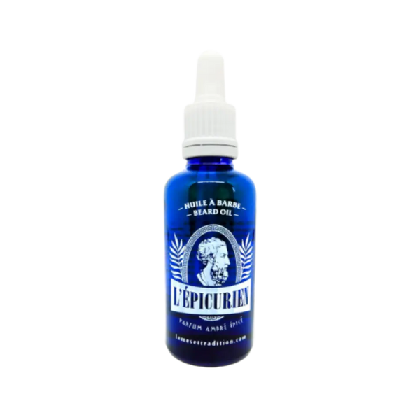 HUILE A BARBE L'EPICURIEN 50ML - L&T Le QG du Barbier