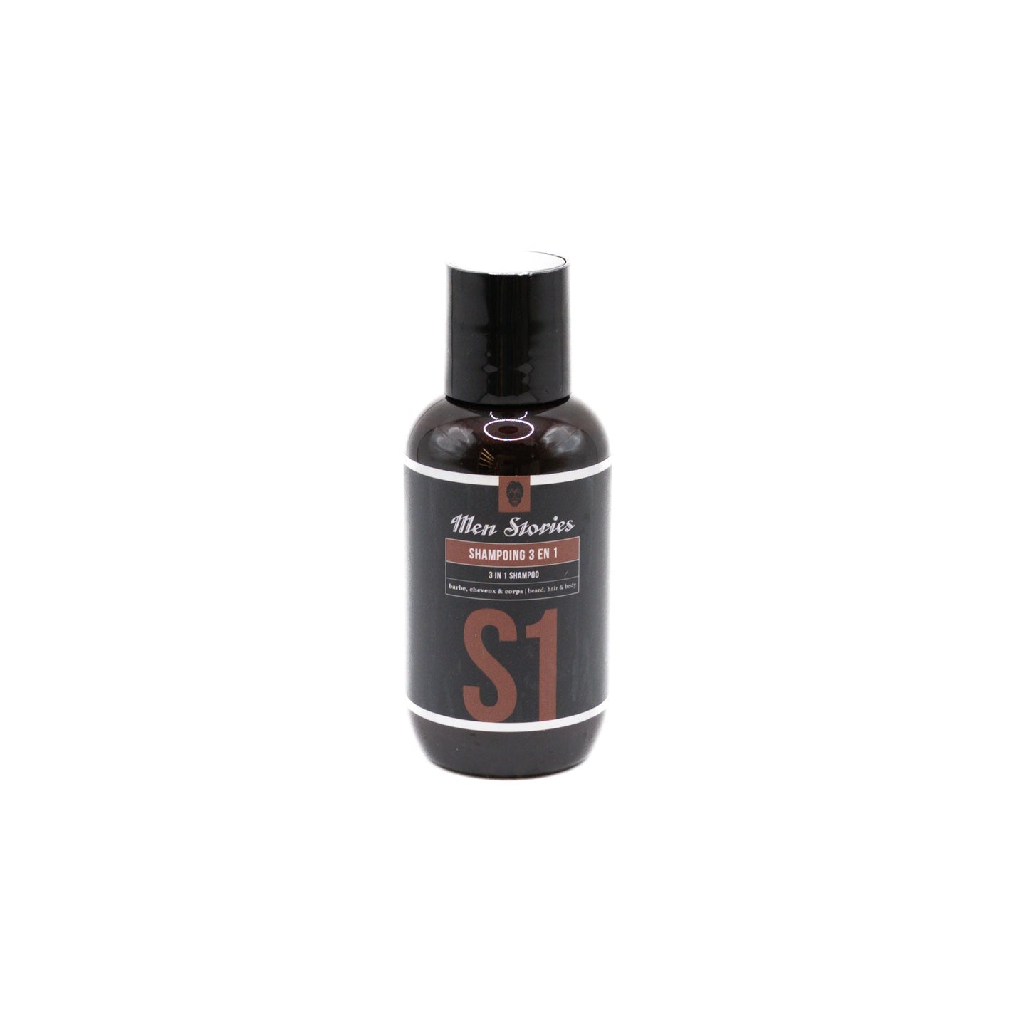 SHAMPOING 3EN1 S1 100 ml - MEN STORIES Le QG du Barbier