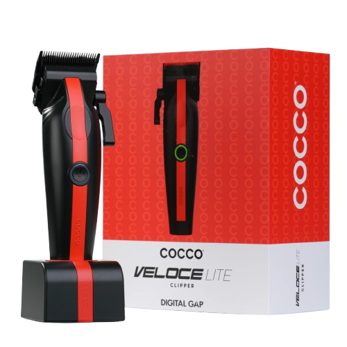 VELOCE LITE ROUGE ET NOIR CLIPPER - COCCO Le QG du Barbier