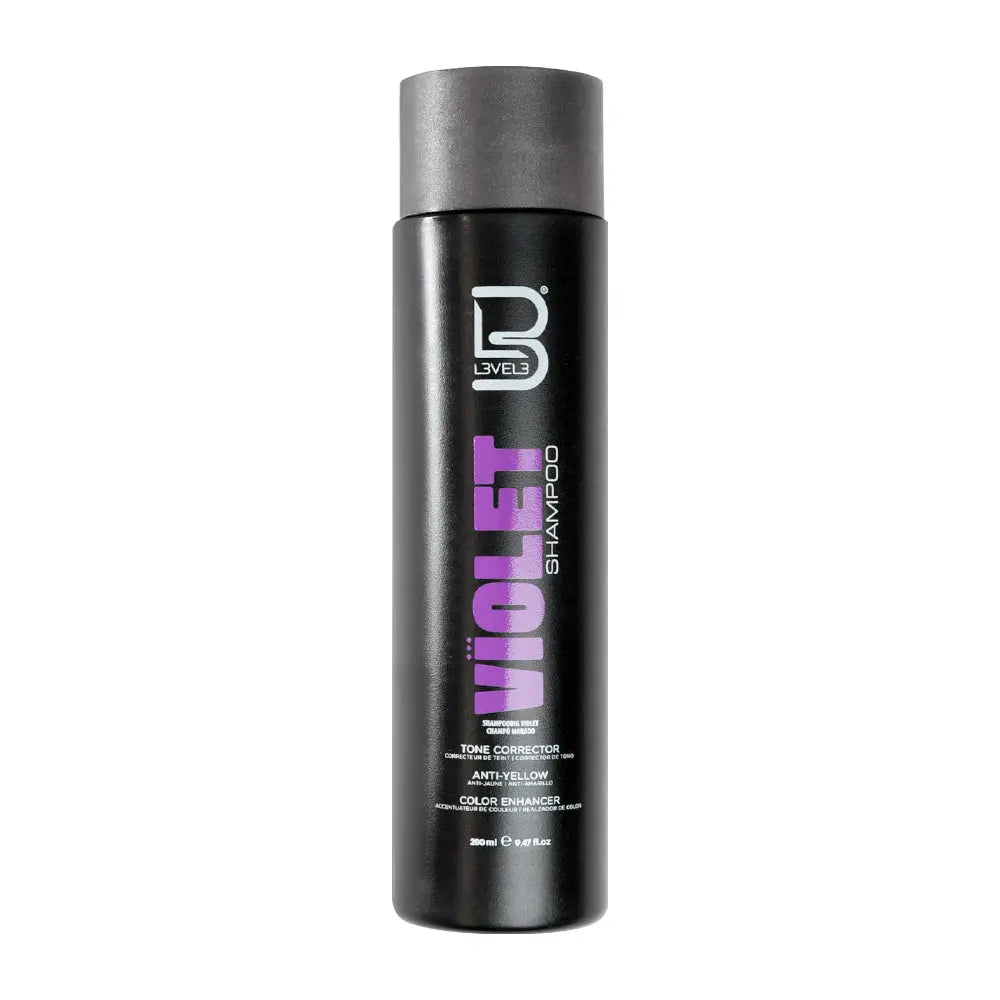SHAMPOING VIOLET 280ML - LEVEL3 Le QG du Barbier