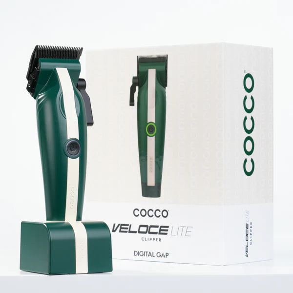 CLIPPER VELOCE LITE VERT ET BLANC - COCCO Le QG du Barbier