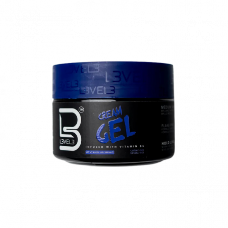 CREAM HAIR GEL 250 ML - LEVEL3 Le QG du Barbier