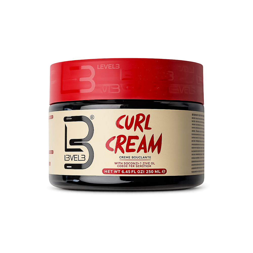 CURL CREAM 250ML - LEVEL3 Le QG du Barbier
