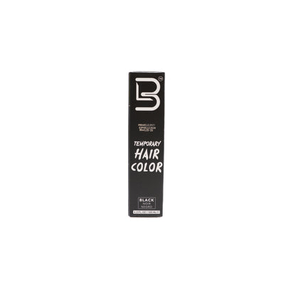 TEMPORARY HAIR ET BEARD COLOR BLACK 125ML - LEVEL3
