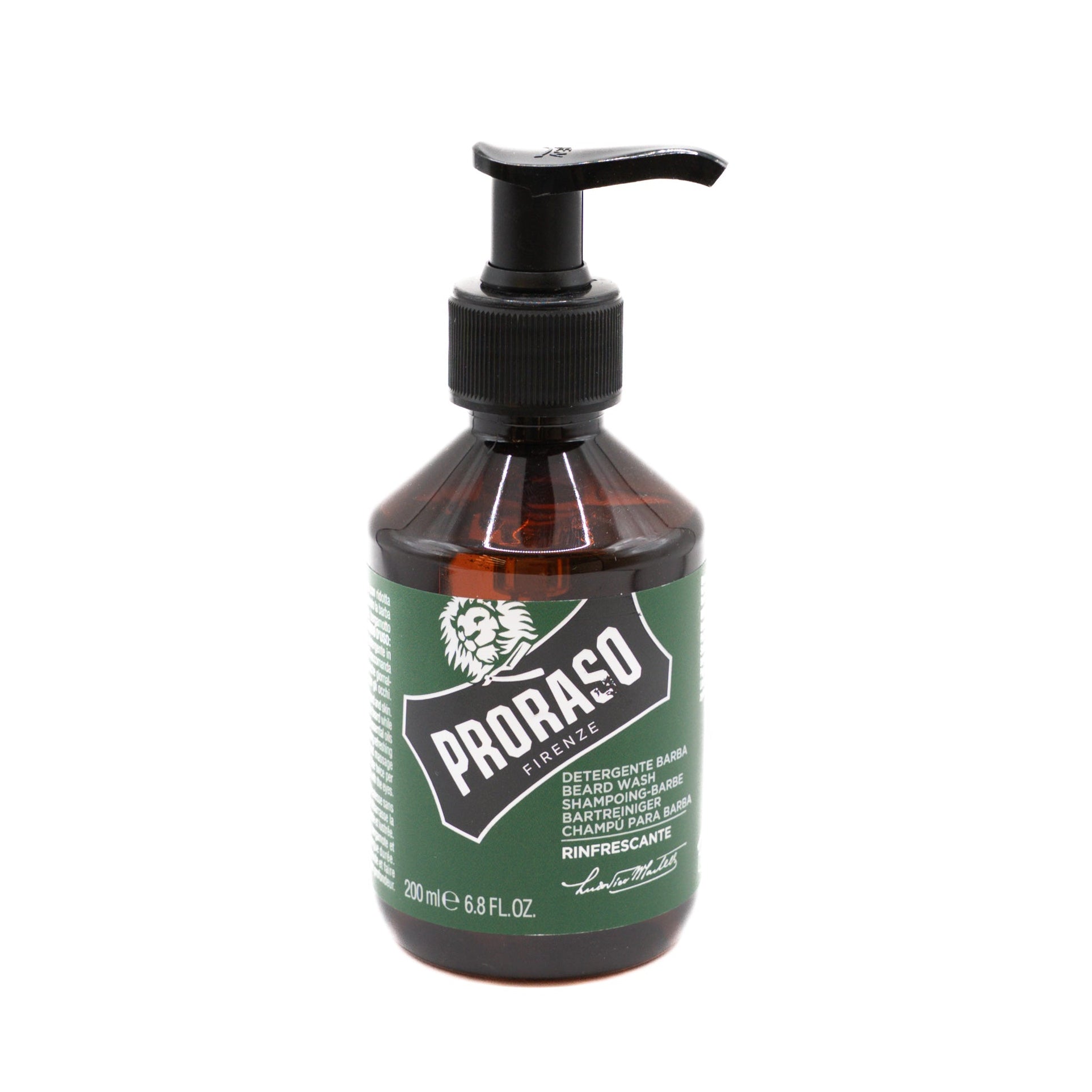 SHAMPOING BARBE GREEN 200ML - PRORASO Le QG du Barbier
