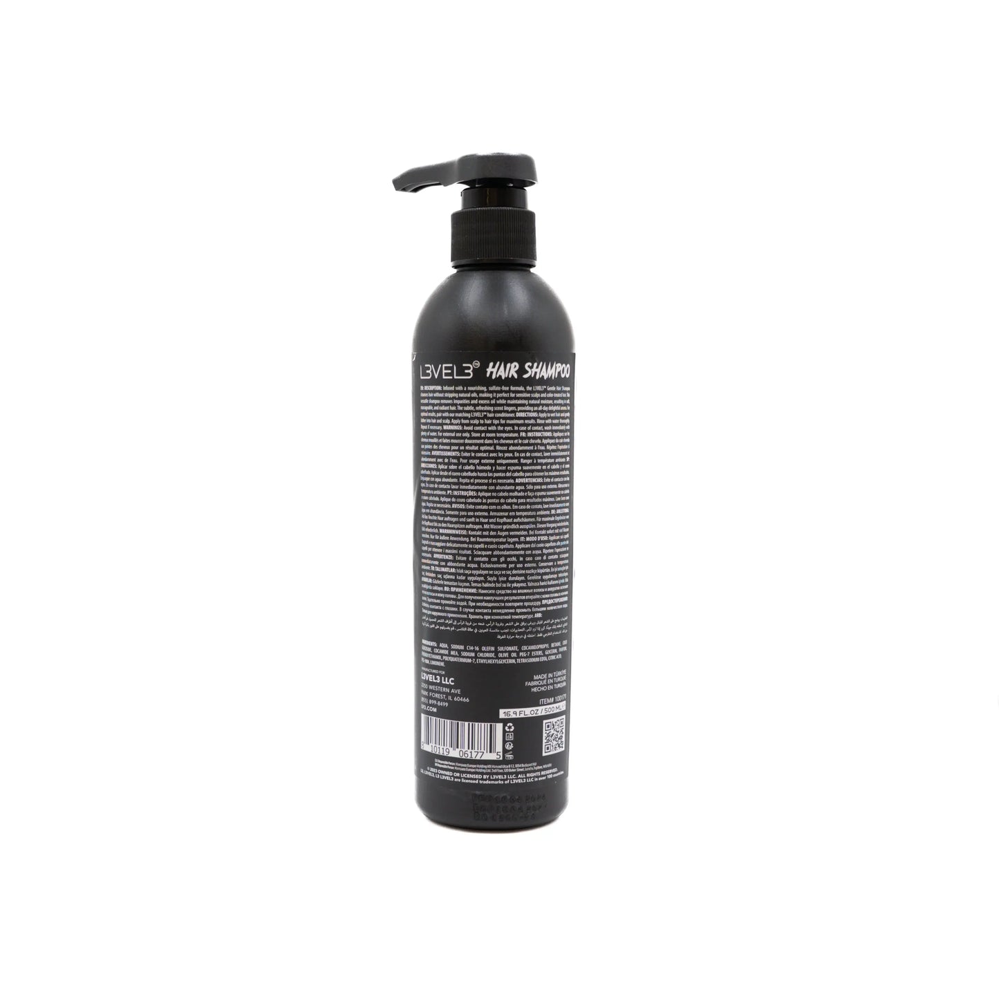 SUFATE FREE HAIR SHAMPOing 500 ML - LEVEL3