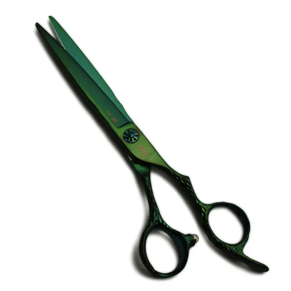 CISEAUX DE COUPE DROITIER OSAKA AOSEN COBALT TITANE VERT 6,0