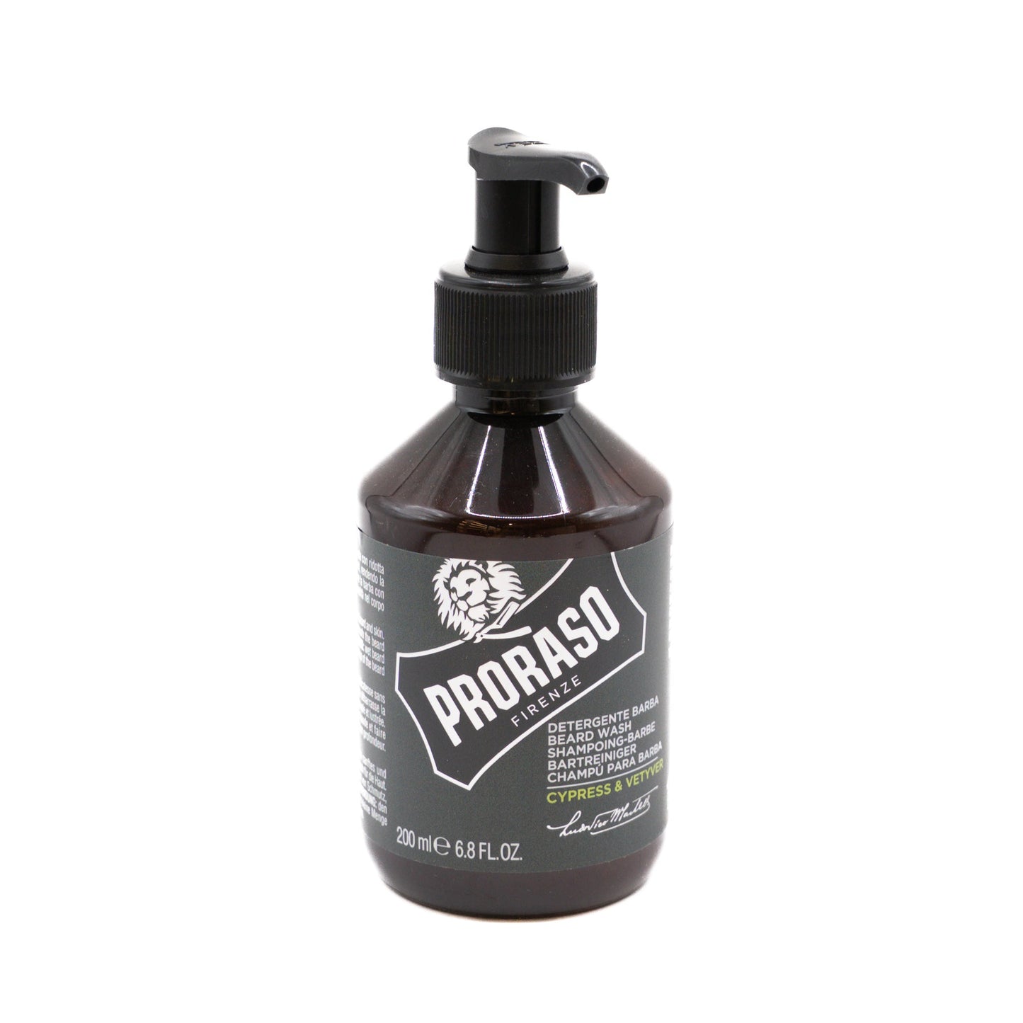 SHAMPOING BARBE CYPRESS AND VETYVER 200ML PRORASO