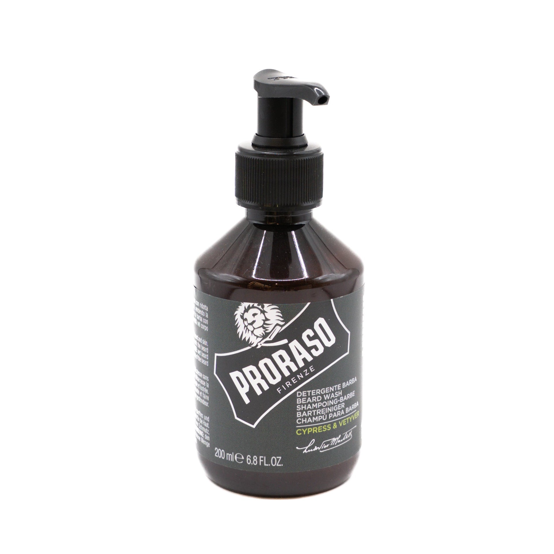 SHAMPOING BARBE CYPRESS AND VETYVER 200ML PRORASO