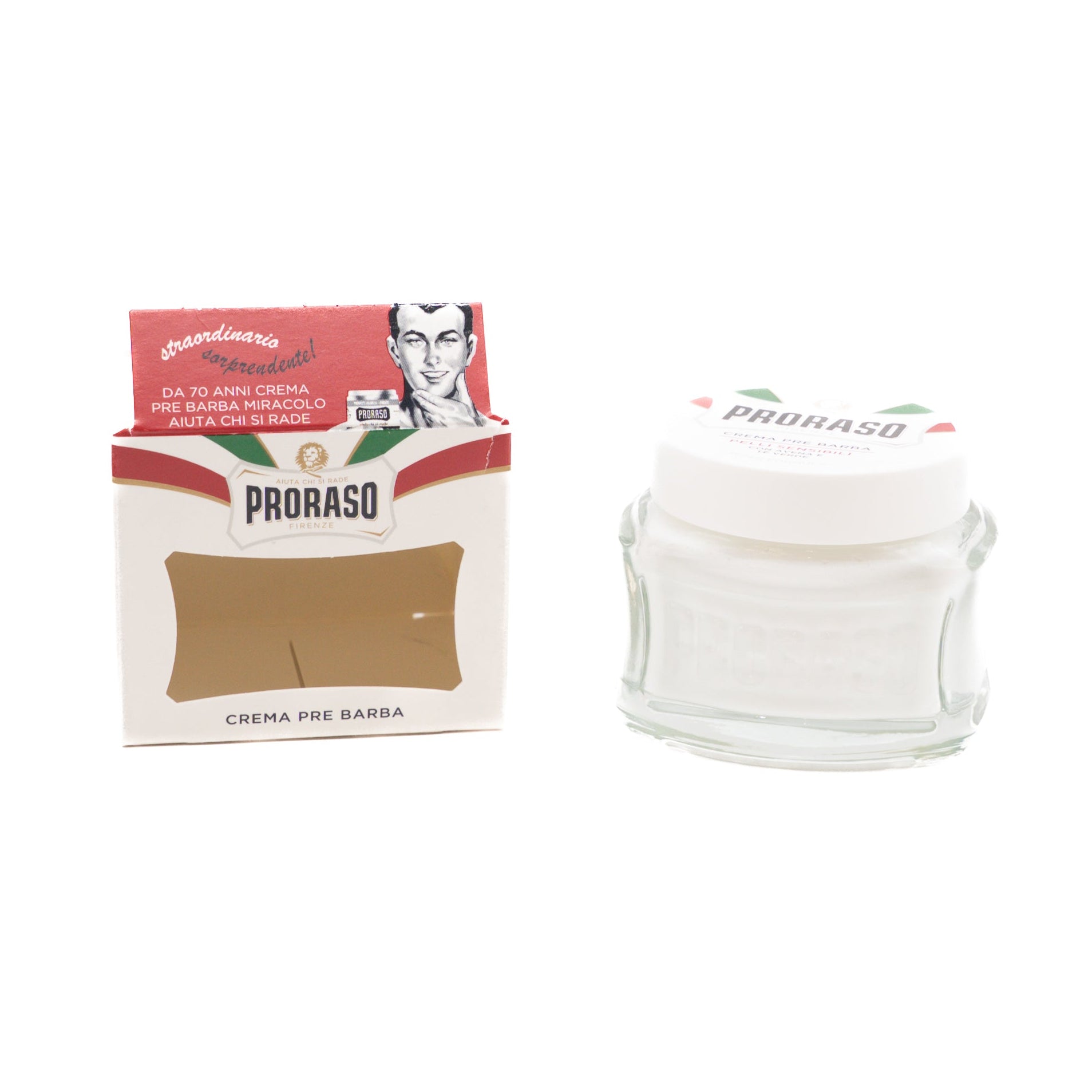 PRE RASAGE CREAM WHITE 100ML - PRORASO Le QG du Barbier