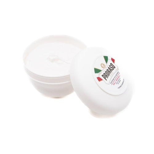 CREME DE RASAGE EN POT WHITE 150ML - PRORASO Le QG du Barbier