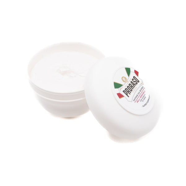 CREME DE RASAGE EN POT WHITE 150ML - PRORASO Le QG du Barbier