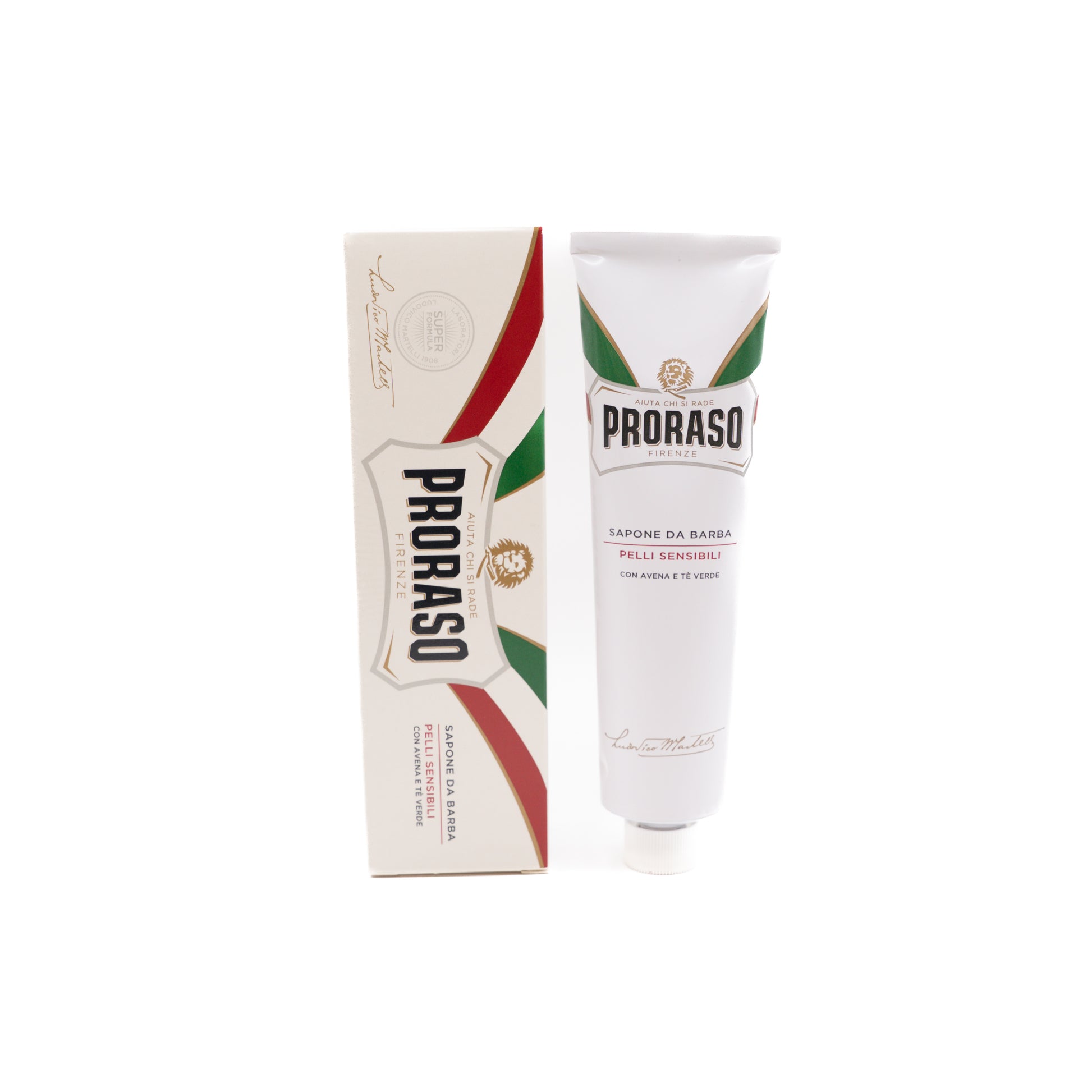 CREME DE RASAGE EN TUBE WHITE 150ML - PRORASO Le QG du Barbier