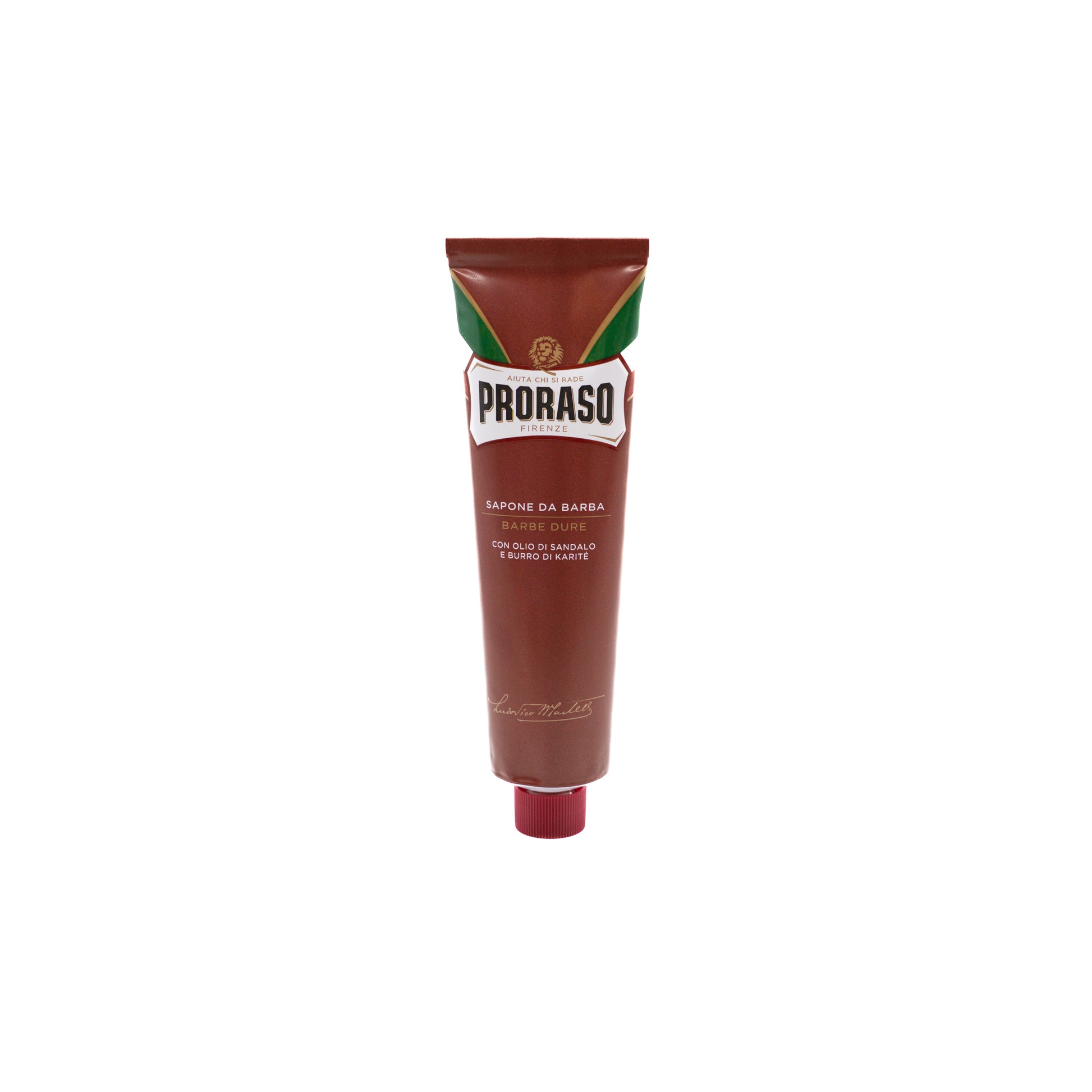 CREME DE RASAGE EN TUBE RED 150ML - PRORASO Le QG du Barbier
