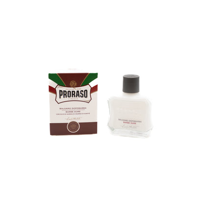 AFTER SHAVE BALM RED 100ML - PRORASO Le QG du Barbier