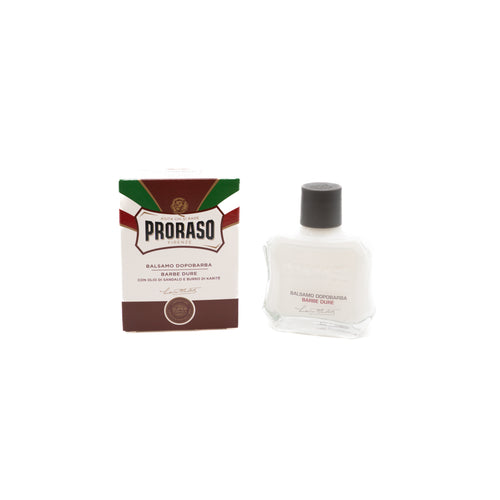 AFTER SHAVE BALM RED 100ML - PRORASO Le QG du Barbier