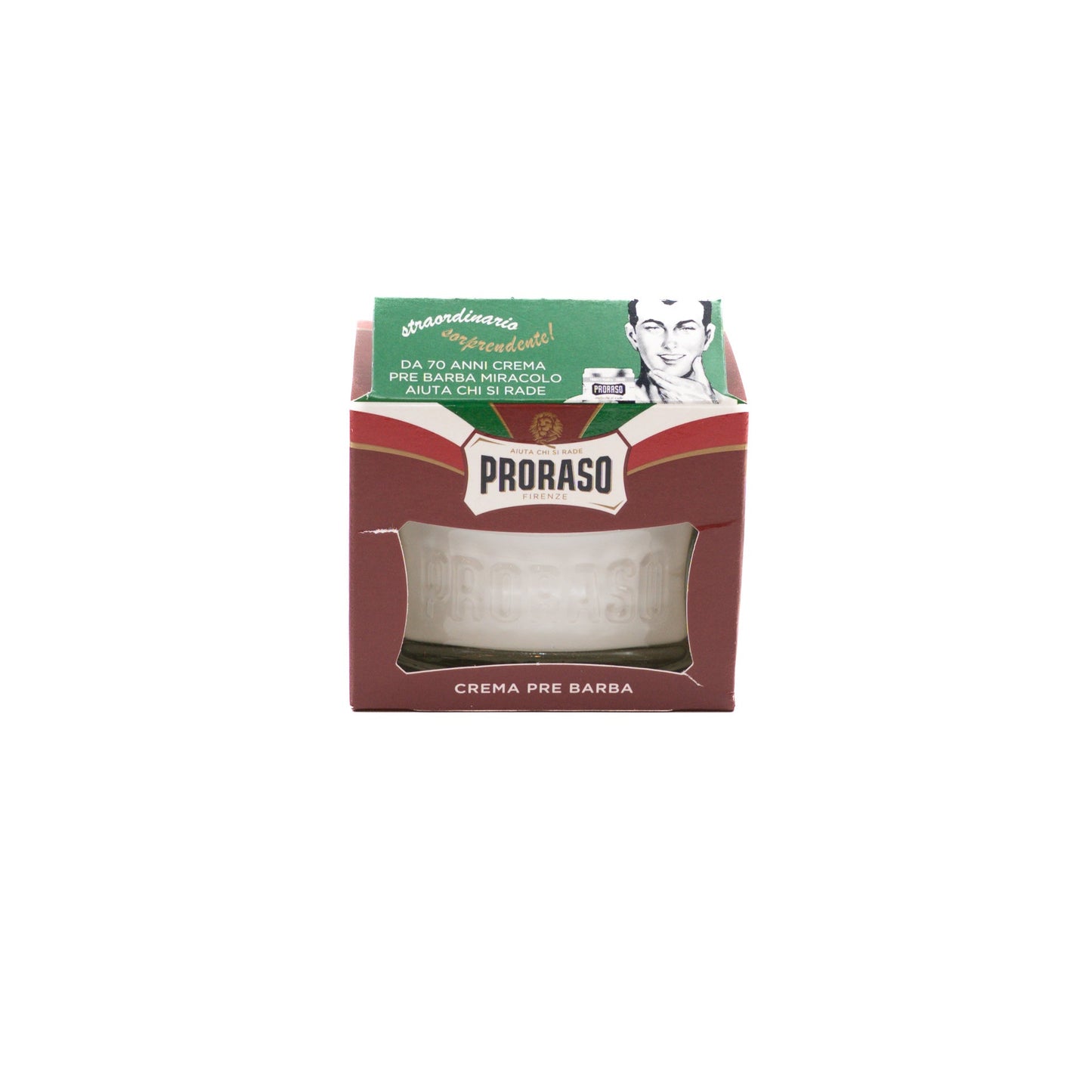 PRE RASAGE CREAM RED 100ML - PRORASO Le QG du Barbier