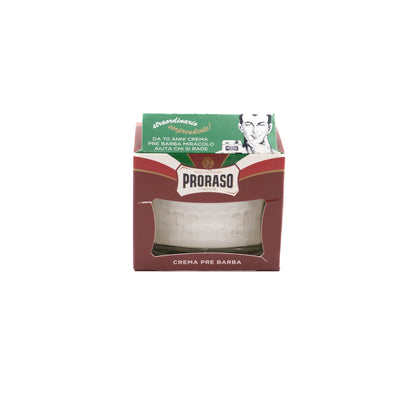PRE RASAGE CREAM RED 100ML - PRORASO Le QG du Barbier