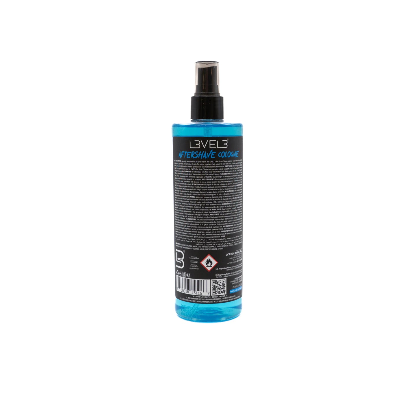 APRES RASAGE COLOGNE AQUA 400 ML - L3VEL3