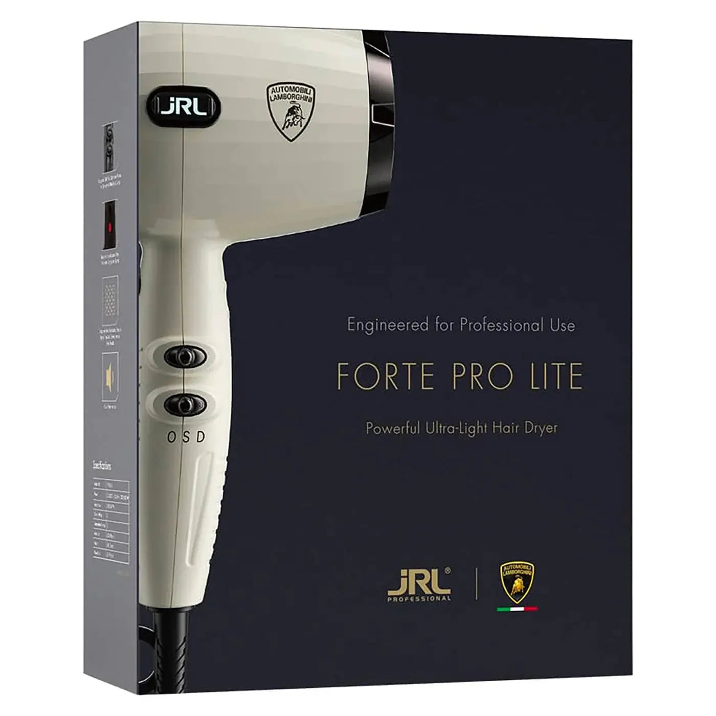 SECHE CHEVEUX JRL FORTE PRO LITE LAMBORGHINI BLANC