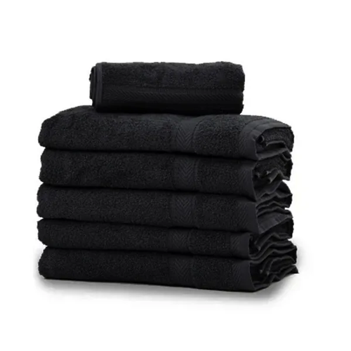 Serviette Noire Pack de 12 JS