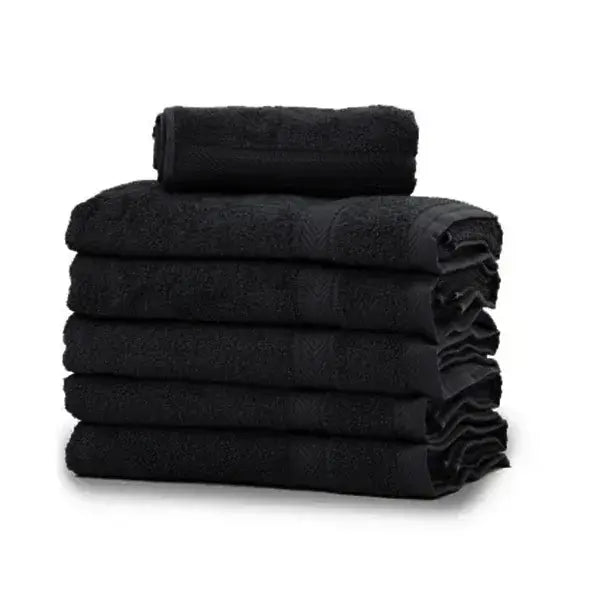 Serviette Noire Pack de 12 JS