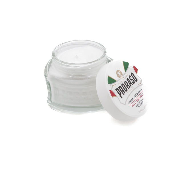 PRE RASAGE CREAM WHITE 100ML - PRORASO Le QG du Barbier