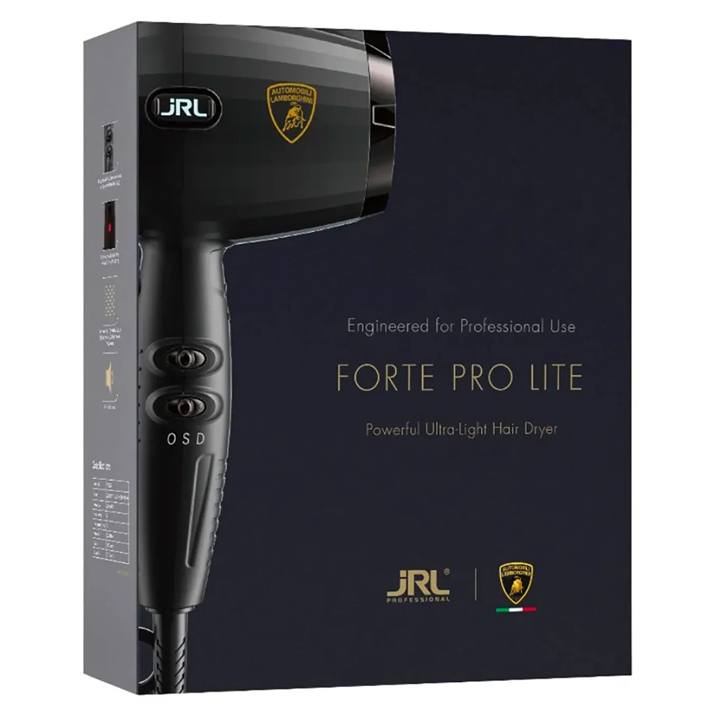 SECHE CHEVEUX JRL FORTE PRO LITE LAMBORGHINI NOIR
