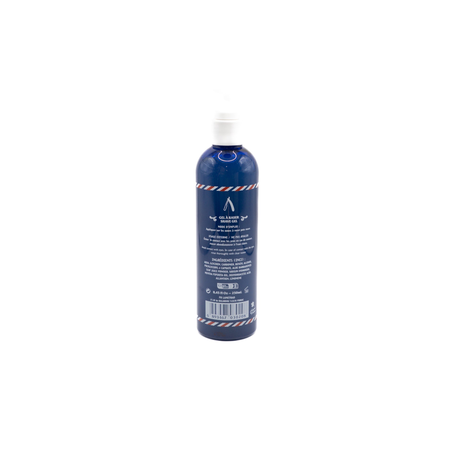 GEL DE RASAGE TRANSPARENT 250 ML - LAMES ET TRADITION