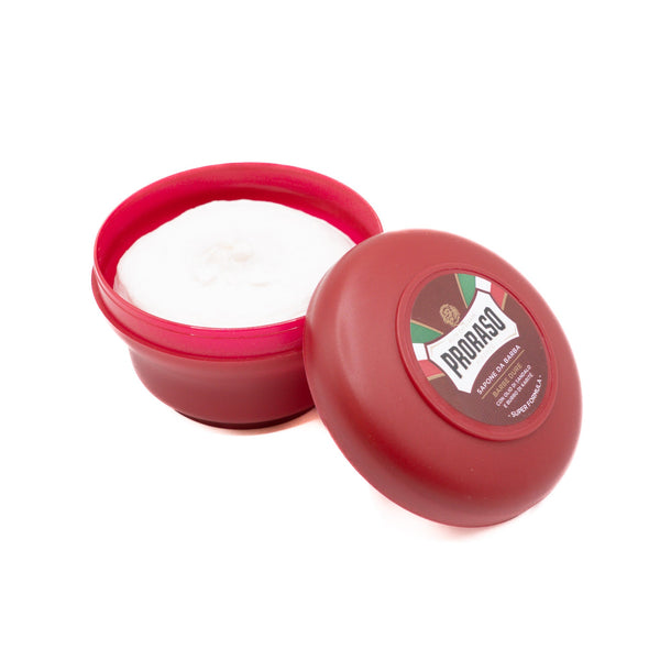CREME DE RASAGE EN POT RED 150ML - PRORASO Le QG du Barbier