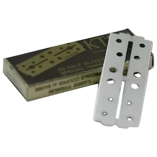 LAMES DE RASOIR DOUBLES LONGUES x 10 - KUTCH Le QG du Barbier