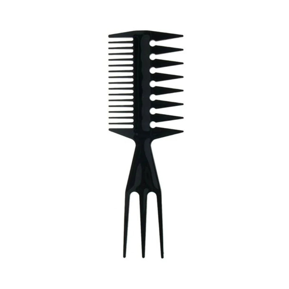 PEIGNE FOURCHETTE NOIR Le QG du Barbier