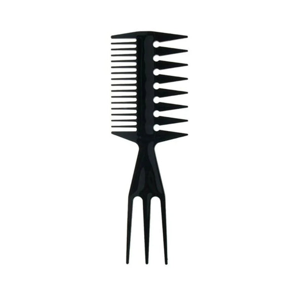 PEIGNE FOURCHETTE NOIR Le QG du Barbier