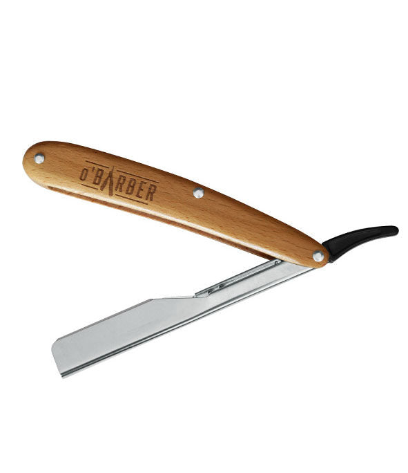 RASOIR MANCHE EN BOIS - O'BARBER Le QG du Barbier